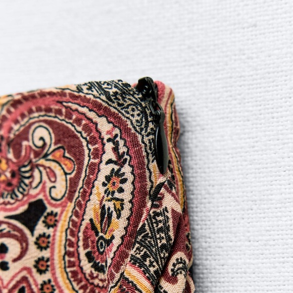 NWT! Zara Floral Paisley Print Wrap Tie Mini Skort size Medium - Picture 4 of 15